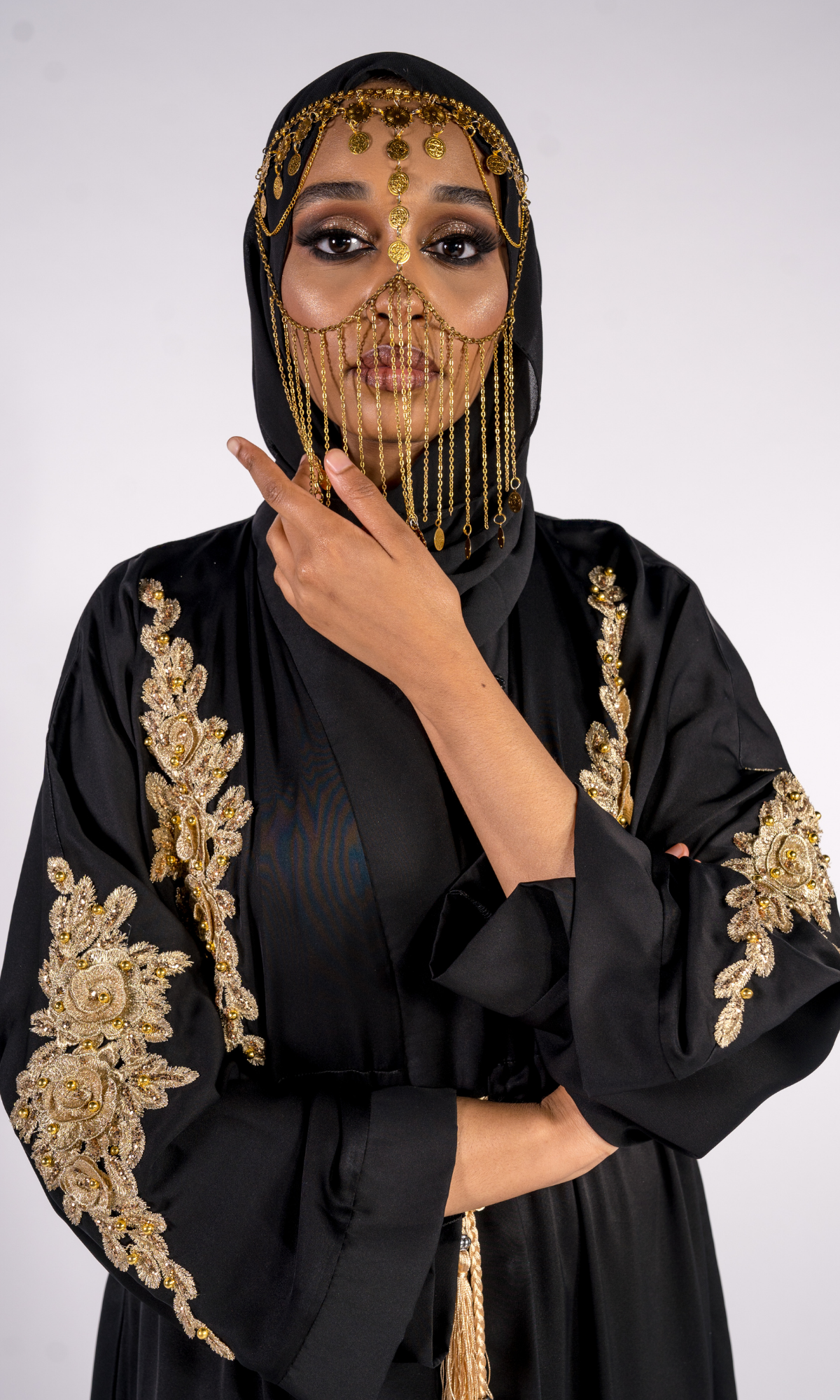 Sheikha Embellished Jacket - Black