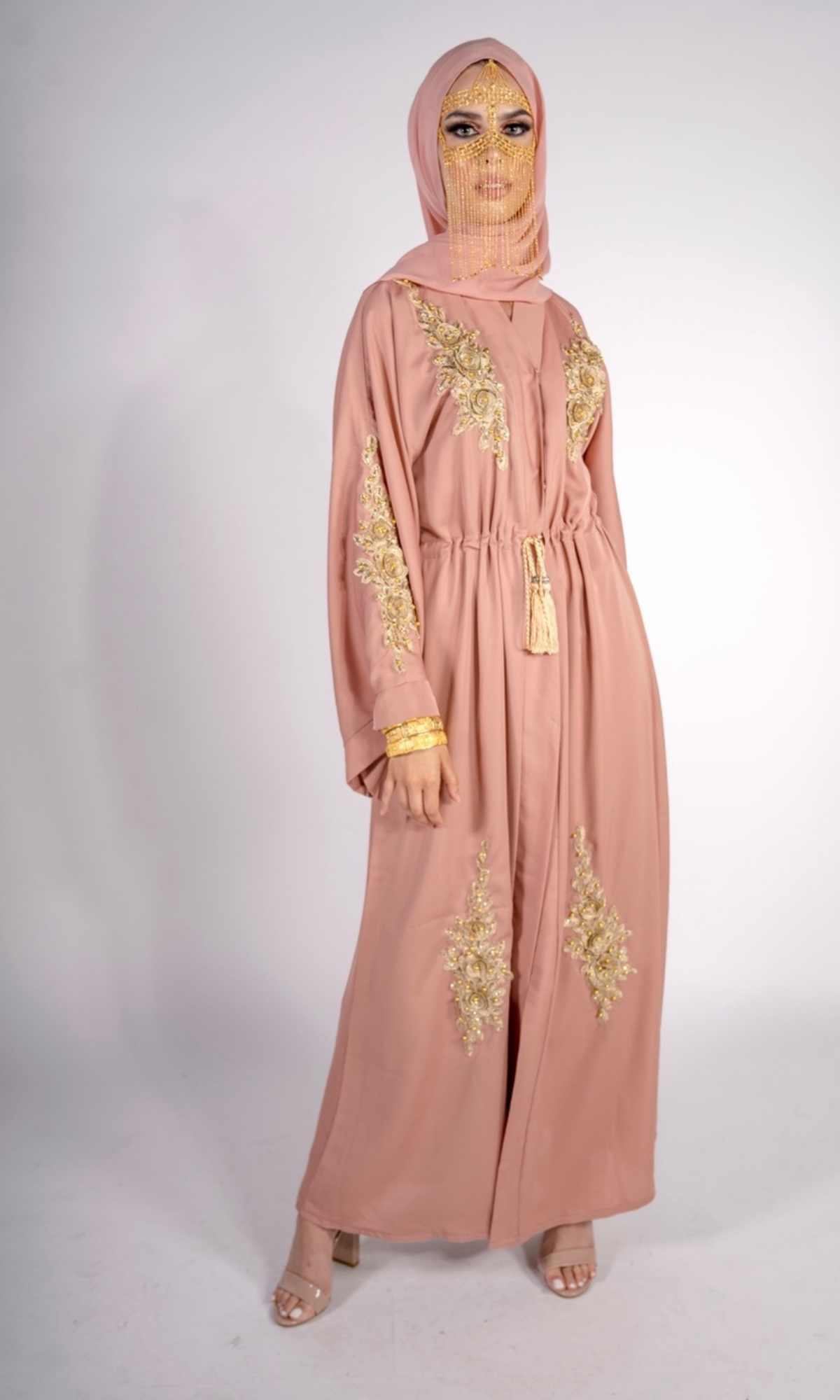 Sheikha Embellished Jacket - Pink