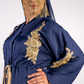Sheikha Embellished Jacket - Navy Blue