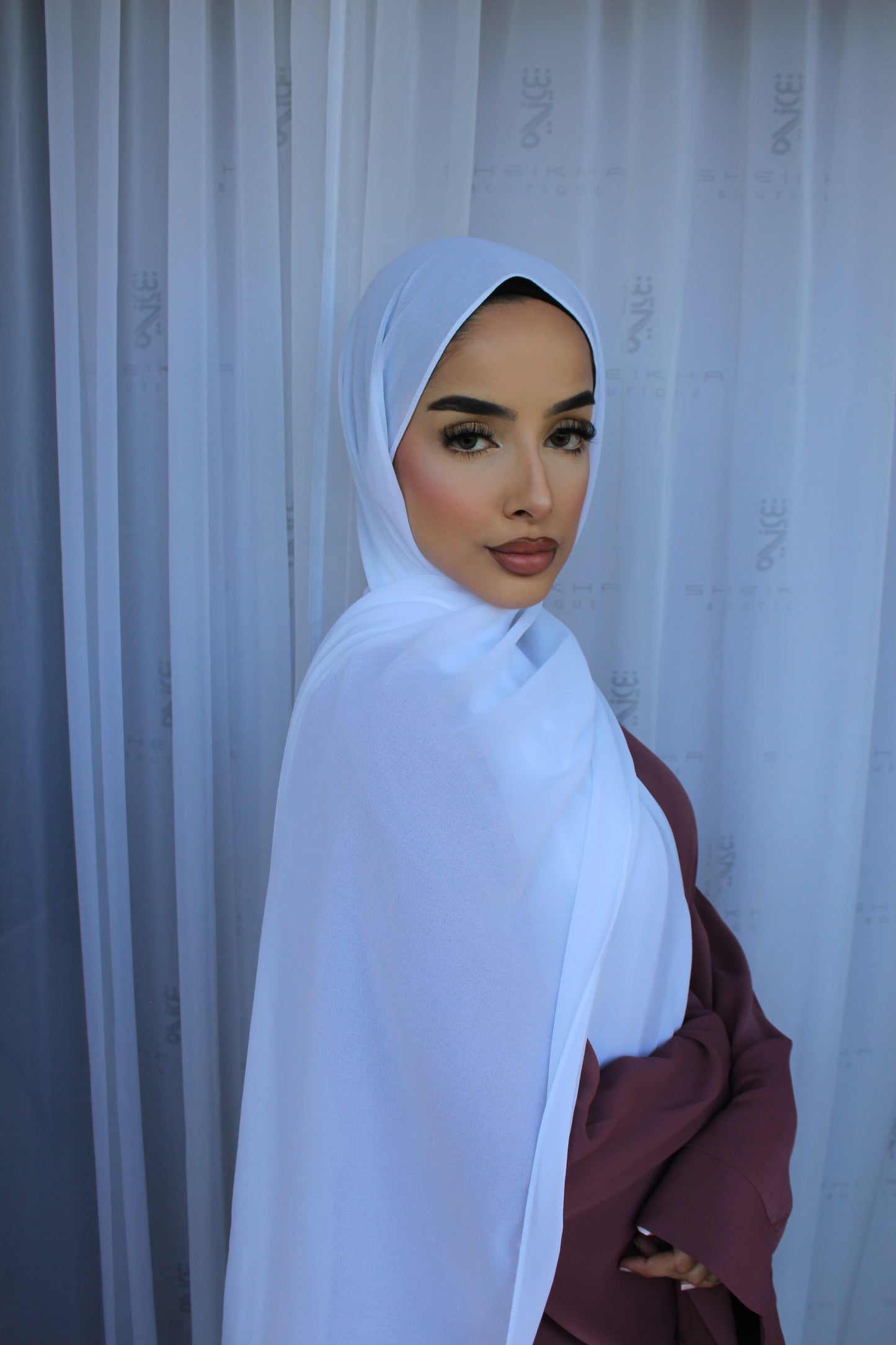 Chiffon Lite Hijab -  White