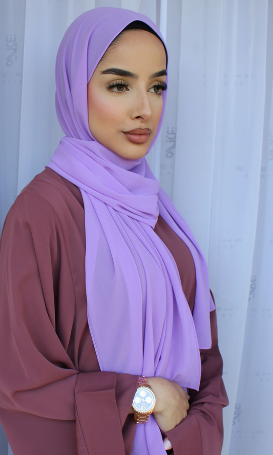 Chiffon Lite Hijab -  Lavender