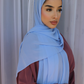 Chiffon Lite Hijab -  Skyline Blue